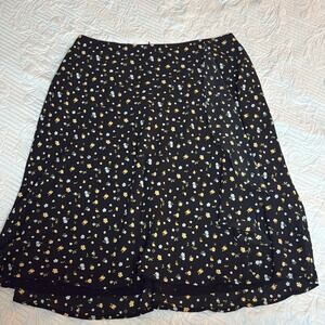 NWT Catherine Malandrino Floral Skirt Size 14